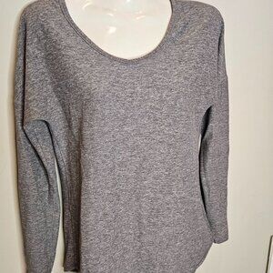 Ivivva Girl's Mindful Movement Heathered Purple Long Sleeve Tee Size 12